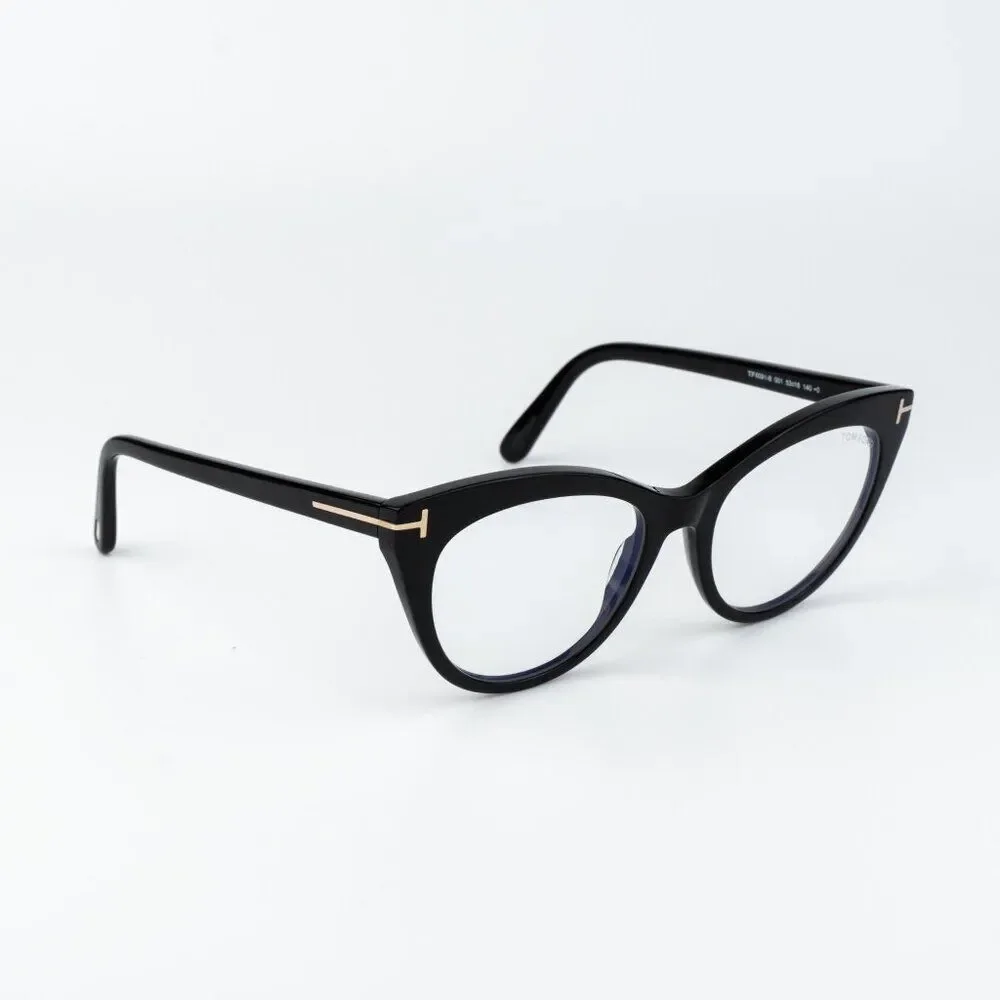 Tom Ford Women Eyeglasses Black Cat Eye FT6091-B 001 NEW AUTHENTIC
